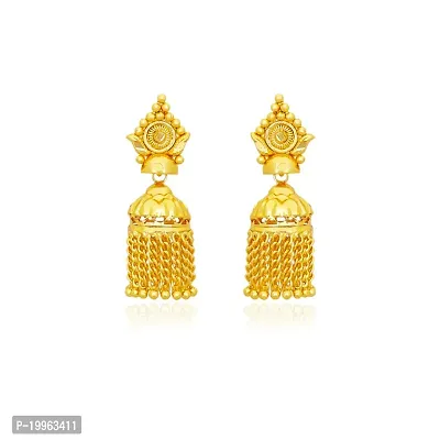 Traditional Gold Platted jumkhi Earrings-thumb0