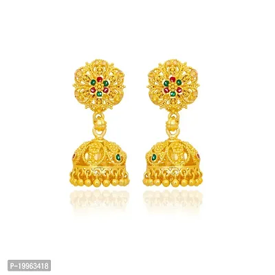 Traditional Gold Platted jumkhi Earrings-thumb0