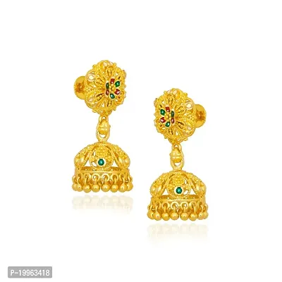 Traditional Gold Platted jumkhi Earrings-thumb2