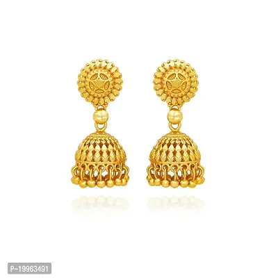 Traditional Gold Platted jumkhi Earrings-thumb0