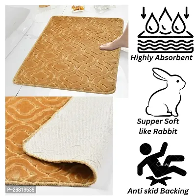 Rabbit fur soft Bath Mat-thumb0