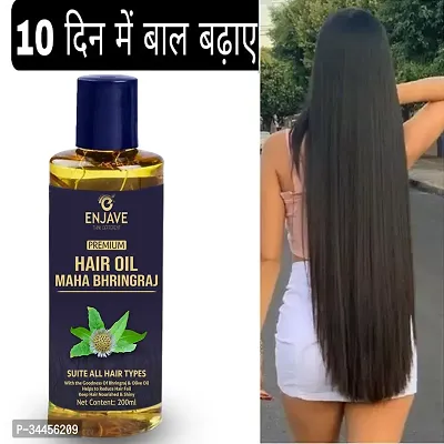 Advance Enjave Adivasi Maha Bhringraj  Ayurvedic Hair Oil Hair Fall Control and Hair Growth with Coconut Oil Hair Oil 200ml-thumb0