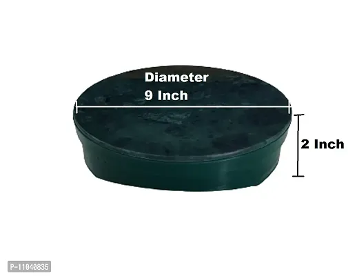 SIMRAN HANDICRAFTS - B E Craft,Marble Chakla, Marble Roti Maker, Green Color, 9 Inches (22.6 cm)-thumb4