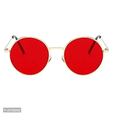 Fabulous Multicoloured Polycarbonate Round Sunglasses For Men-thumb0