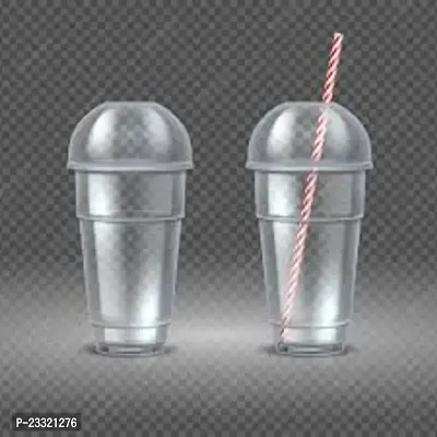 Empty Transparent Plastic Cups For Jush (Pack Of 100)