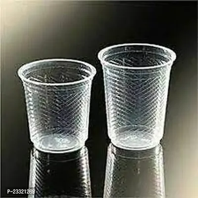 Plastic Disposal Glass (Pack Of 100)