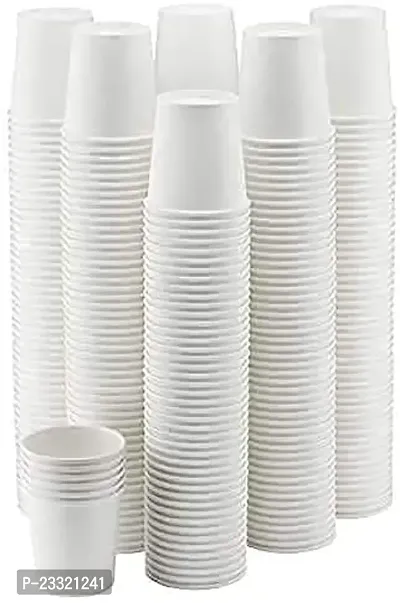 Use Disposal Paper Glass 150 ml White Paper Cup Disposable For Party, Paper Cups For Hot And Cold Beverages (Pack Of 50)