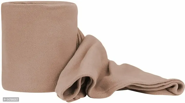 Neeshaa? Polar Fleece Blanket for Single Bed| All Season Ultra Soft  Light-Weight Travel Blanket | 60x90 inch, Cream