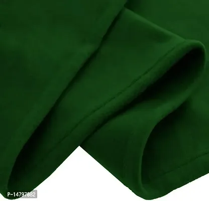 Neeshaa? Plain Polar Single Bed AC Fleece Blanket/Bedsheet (Size:- 228 x 152 cm, Green)-thumb2