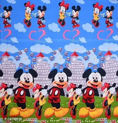 3D Polycotton Double Bed Bedsheet With Two Pillow Covers Size 90 X 90 Inch Micky Moudesign-thumb3
