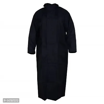Neekshaa Men's  Women's Solid Raincoat/Overcoat with Hoods and Side Pocket 100% Waterproof Raincoat