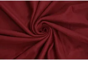 Neekshaa Plain Fleece Polar Single Bed Blanket Warm Soft  Comfortable for Winter / AC Room / Hotel / Donation / Travelling_Size - 60*90 inch, Color-Red-thumb2