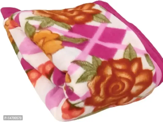 Neekshaa? Single Bed Diamond Design Printed Polar Fleece Ac Blanket_Size - 60*90 inch, Color- Pink