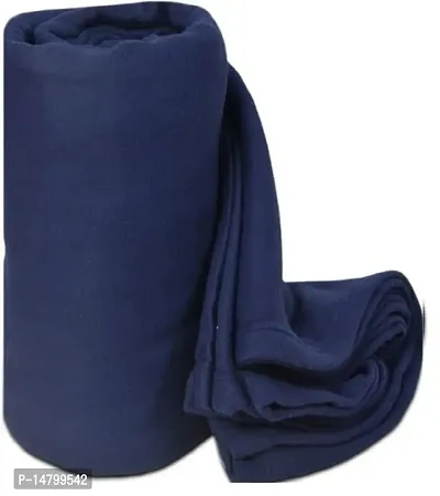 Neeshaa? Polar Fleece Blanket for Single Bed| All Season Ultra Soft  Light-Weight Travel Blanket | 60x90 inch, Blue-thumb0