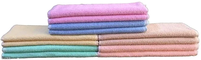 Neekshaa 100% Cotton, Soft and Super Absorbent, Antibacterial face Towel Set, 200 GSM, Size- 12 * 18 inch (Multicolor)- Pack of 6