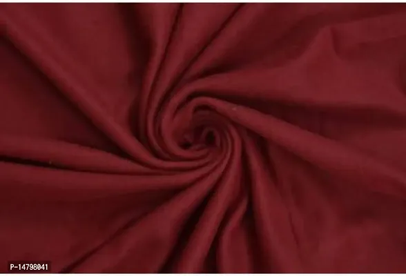 Neekshaa All Season Multipurpose Plain Fleece Polar Single Bed Light Weight Blanket, Color- Red (228 x 152 cm)-thumb3
