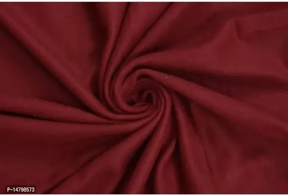 Neeshaa? Fleece Polar Single Bed Ac Blanket / Bedsheet for All Season, Color- Red (228 x 152 cm)-thumb3