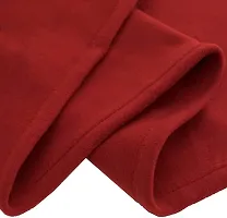 Neeshaa? Plain Polar Single Bed AC Fleece Blanket/Bedsheet (Size:- 228 x 152 cm, Red)-thumb1