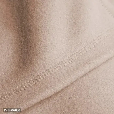 Neekshaa Polar Fleece Single Bed Ac Blanket / Bedsheet for All Season, Color- Cream (228 x 152 cm)-thumb2