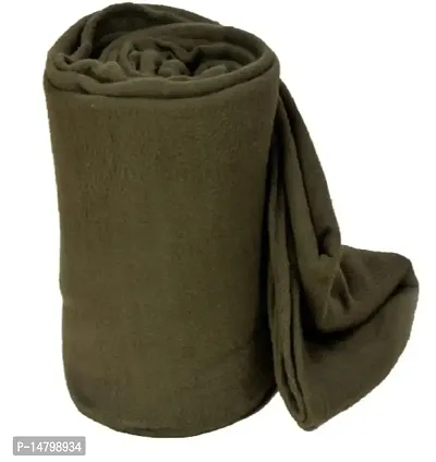Neeshaa? Single Bed Solid/Plain Polar Fleece Ac Blanket_Size - 60*90 inch, Color-Green