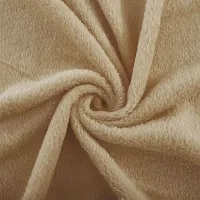 Neekshaa All Season Multipurpose Plain Polar Fleece Single Bed Light Weight Blanket, Color- Cream (228 x 152 cm)-thumb2