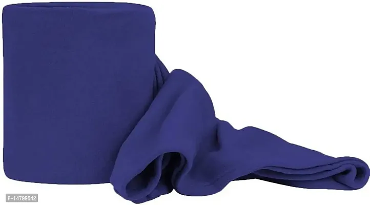 Neeshaa? Polar Fleece Blanket for Single Bed| All Season Ultra Soft  Light-Weight Travel Blanket | 60x90 inch, Blue-thumb2