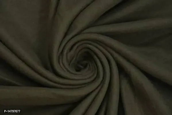 Neekshaa All Season Plain/Solid Light Weight Polar Fleece Single Bed Blanket (152 x 228 cm, Green)-thumb3