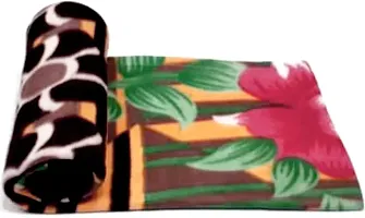 Neekshaa Single Bed Floral Printed Fleece Ac Blanket_Size - 60*90 inch, Color-Floral-thumb1