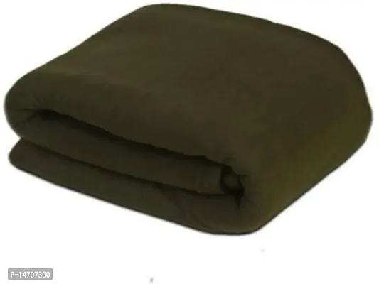 Neekshaa Fleece Polar Blanket for Single Bed| All Season Ultra Soft  Light-Weight Travel Blanket | 60x90 inch, Green-thumb0