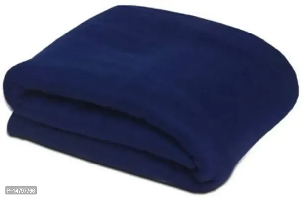 Neekshaa Fleece Polar Blanket for Single Bed| All Season Ultra Soft  Light-Weight Travel Blanket | 60x90 inch, Blue