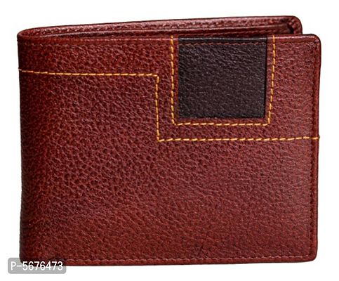 Men's Leather Two Fold Wallet-thumb0