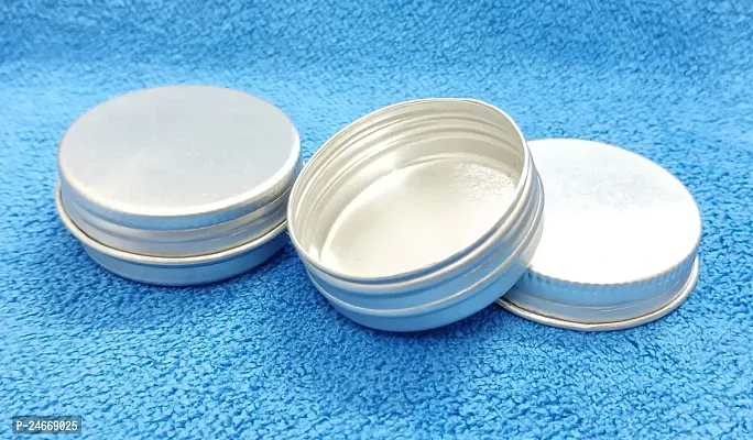 Aluminium Round Tin Container 10 Grm Pack Of 2