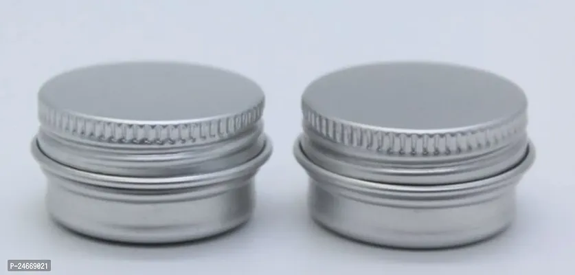 Aluminium Round Tin Container 5 Grm Pack Of 2