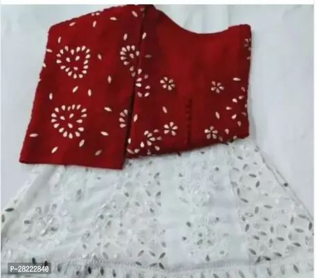 Stylish Red Cotton Kurta With Pant Set For Women-thumb0