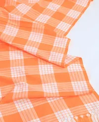 Orange Cotton Blend Bath Towels-thumb2