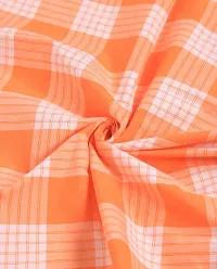 Orange Cotton Blend Bath Towels-thumb1