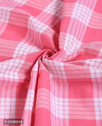 Pink Cotton Blend Bath Towels-thumb3