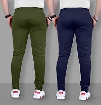 Polyester Solid Track Pants for Men, Pack of 2-thumb3