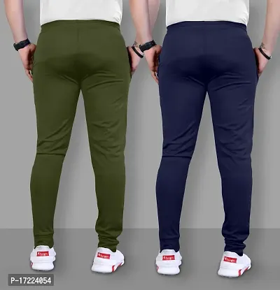 Polyester Solid Track Pants for Men, Pack of 2-thumb4