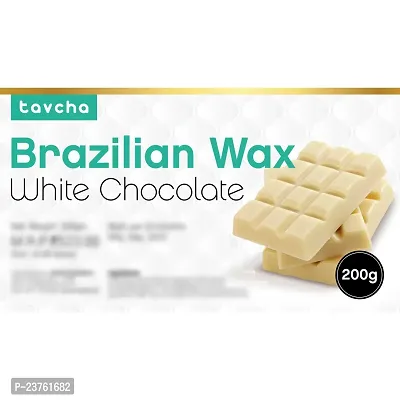 tavcha Brazilian Wax White Chocolate, Full Body Strip less Wax, Face, Body and Private Parts