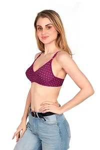 Tispy Topsy Women Rani Color 100 % Cotton  bra,bra for women,women bra,c cup bra,bras,fancy bra bra,new bra-thumb3