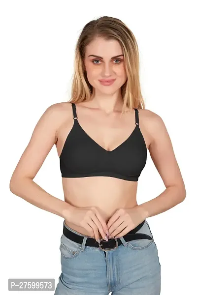 Tispy Topsy Women Black Color COTTON bra,bra for women,women bra,c cup bra,bras