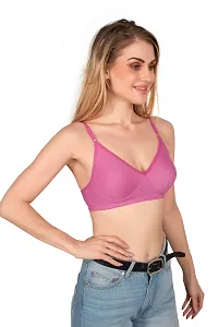 Tispy Topsy Women B Pink Color COTTON bra,bra for women,women bra,c cup bra,bras-thumb2