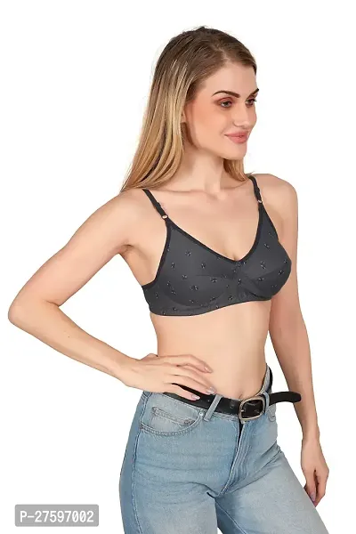 Tispy Topsy Women Grey Color 100 % Cotton  bra,bra for women,women bra,c cup bra,bras,fancy bra bra,new bra-thumb4