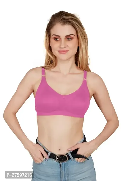 Tispy Topsy Women Pink Color INTERLOCK MATERIAL WITH 100% COTTON   bra,bra for women,women bra,c cup bra,bras