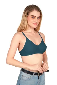 Tispy Topsy Women Rust Blue Color COTTON bra,bra for women,women bra,c cup bra,bras-thumb3