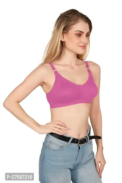 Tispy Topsy Women Pink Color INTERLOCK MATERIAL WITH 100% COTTON   bra,bra for women,women bra,c cup bra,bras-thumb4