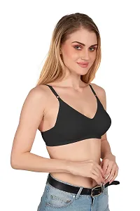 Tispy Topsy Women Black Color COTTON bra,bra for women,women bra,c cup bra,bras-thumb3