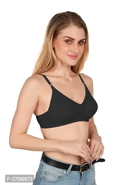 Tispy Topsy Women Black Color COTTON bra,bra for women,women bra,c cup bra,bras-thumb4