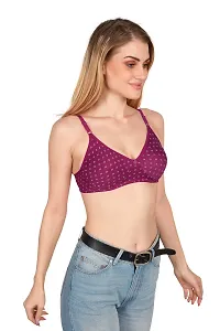 Tispy Topsy Women Rani Color 100 % Cotton  bra,bra for women,women bra,c cup bra,bras,fancy bra bra,new bra-thumb2